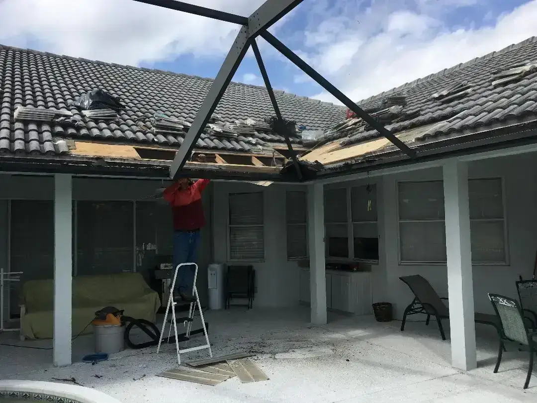 Before Roof Restoration Image, roof coating restoration, roof restoration system